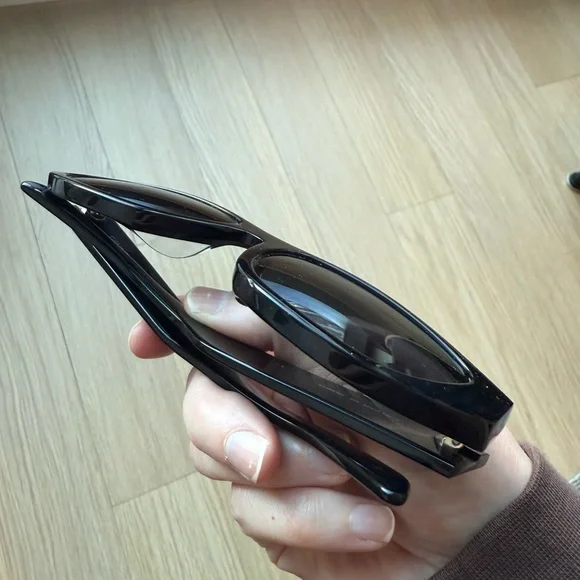 Celine Black Monochrome 55mg Geometric Sunglasses